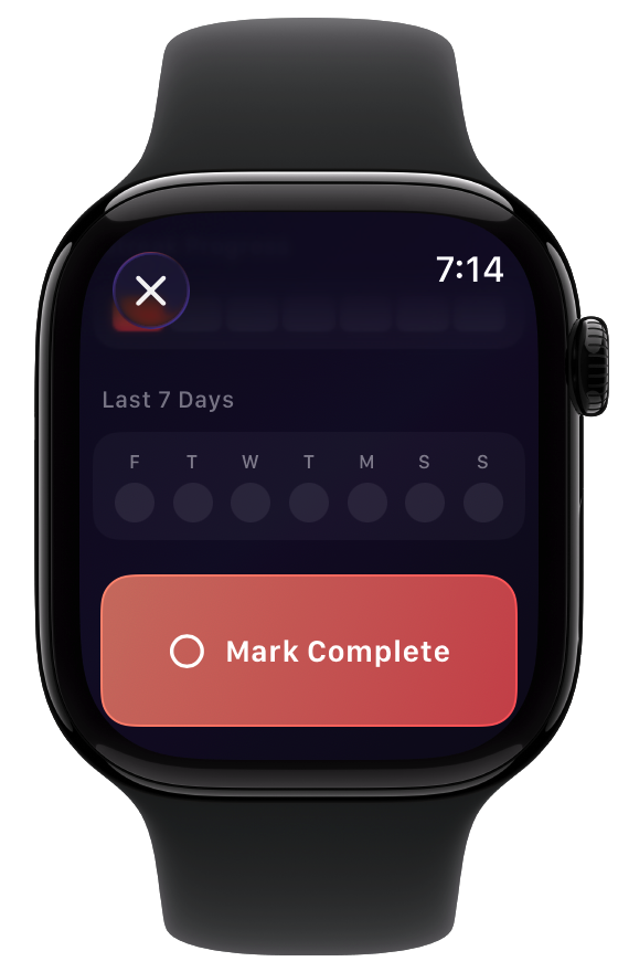DayZero Apple Watch stats